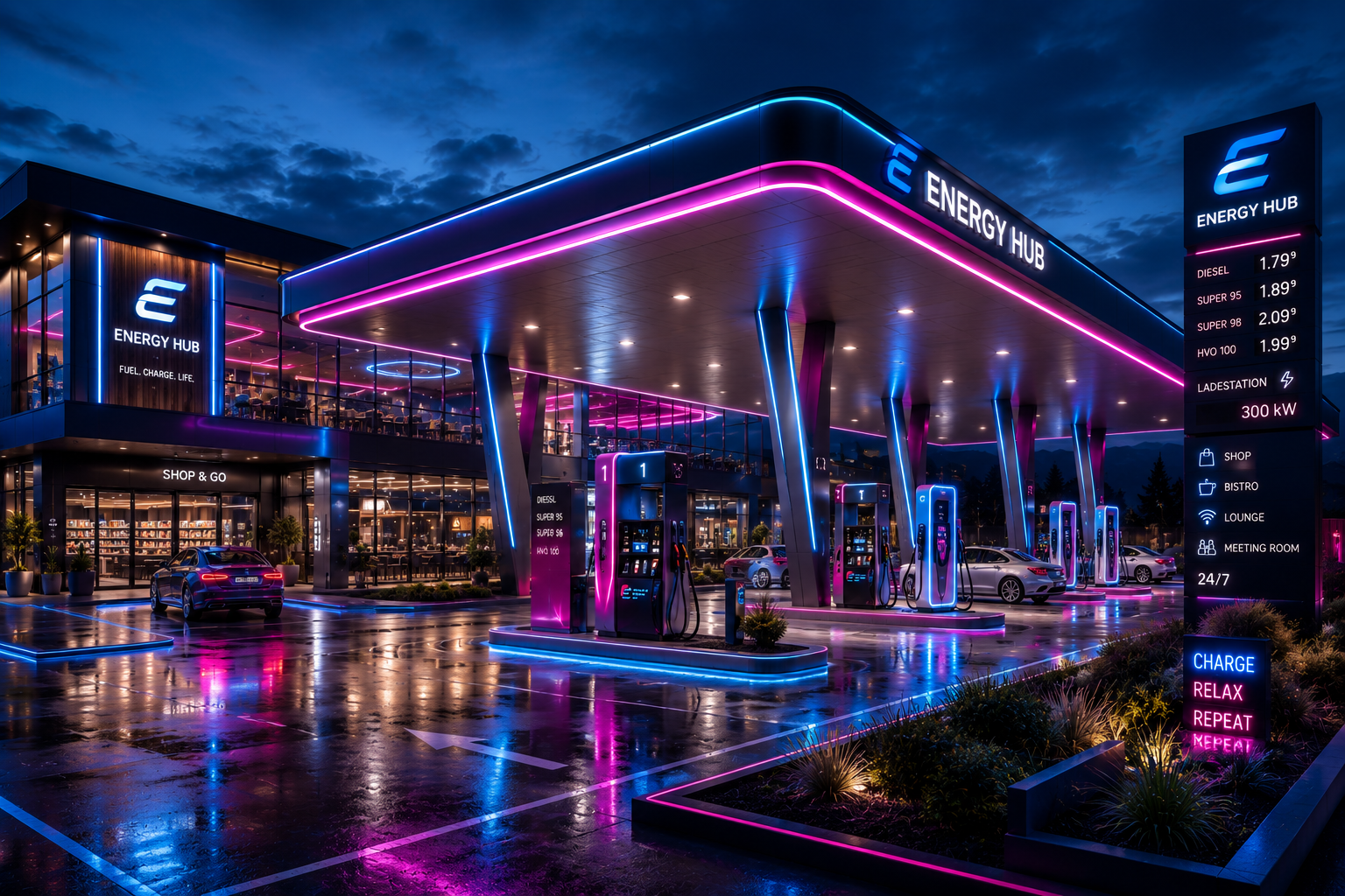 Tankstelle · Shop